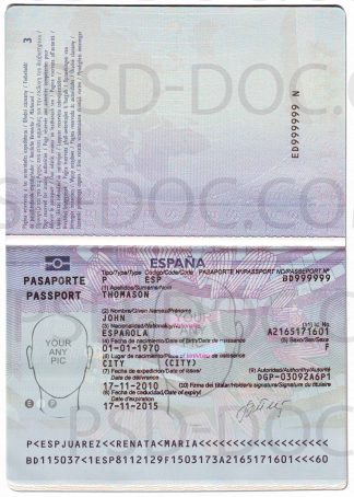 Passport Spain