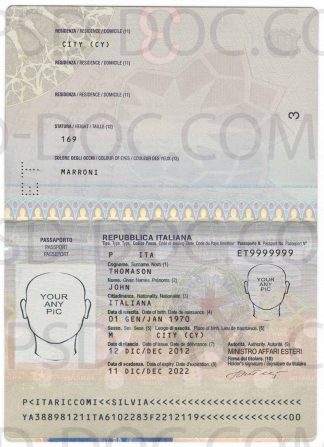 Passport Italy
