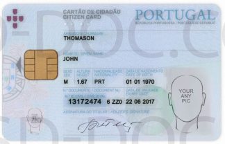ID card Portugal  front + back